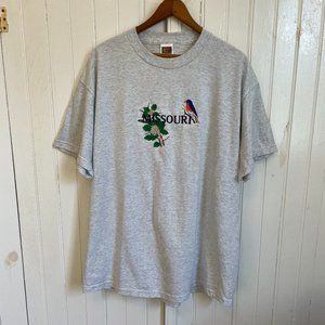 Vintage 90s Missouri State Shirt Travel Tourist Single Stitch USA Made Mens XL